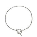 Hermes Bracelet Mini Chaine D'ancre Chain White Gold Wg