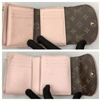 Louis Vuitton Monogram Portefeuille Arianne Tri-Fold Short Wallet Brown — view 6