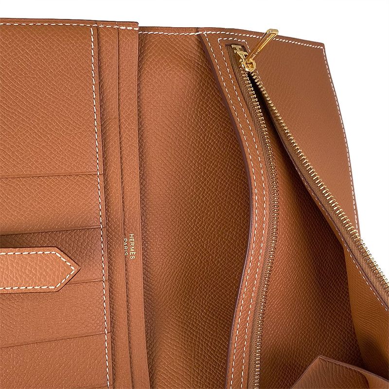 Hermes Epson Bearn Souffle Bifold Wallet — view 8