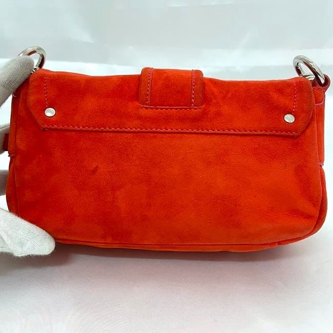Prada Bag Orange Suede — view 4