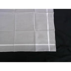 Hermes Gris Cles 100% Cotton Scarf Handkerchief Grey Fj3018 — view 4
