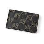Loewe Card Case Coin Leather Anagram Brown — view 3