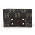 Loewe Card Case Coin Leather Anagram Brown