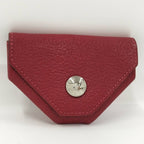 Hermes Levain Quatre Coin Purse Leather Red