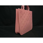 Gucci Childrens GG Pattern Rubber Tote Handbag Pinkish — view 2