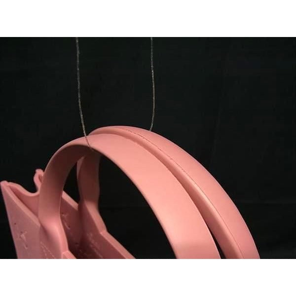 Gucci Childrens GG Pattern Rubber Tote Handbag Pinkish — view 4
