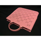 Gucci Childrens GG Pattern Rubber Tote Handbag Pinkish — view 5