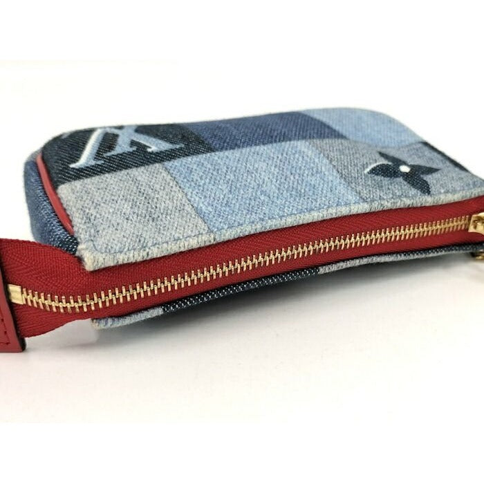 Louis Vuitton Micro Pochette Accessoire Pouch Monogram Denim Multicolor — view 7