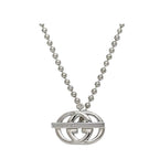Gucci Necklace Silver Interlocking Polished Ag — view 2