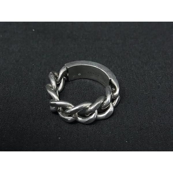 Gucci Chain Ring Silver Mint Green — view 2