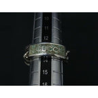 Gucci Chain Ring Silver Mint Green — view 4