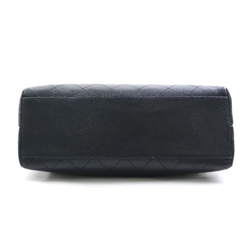 Chanel Shoulder Caviar Black Bag — view 4