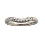 Tiffany & Co Ring T Cube Band Platinum Diamond — view 2