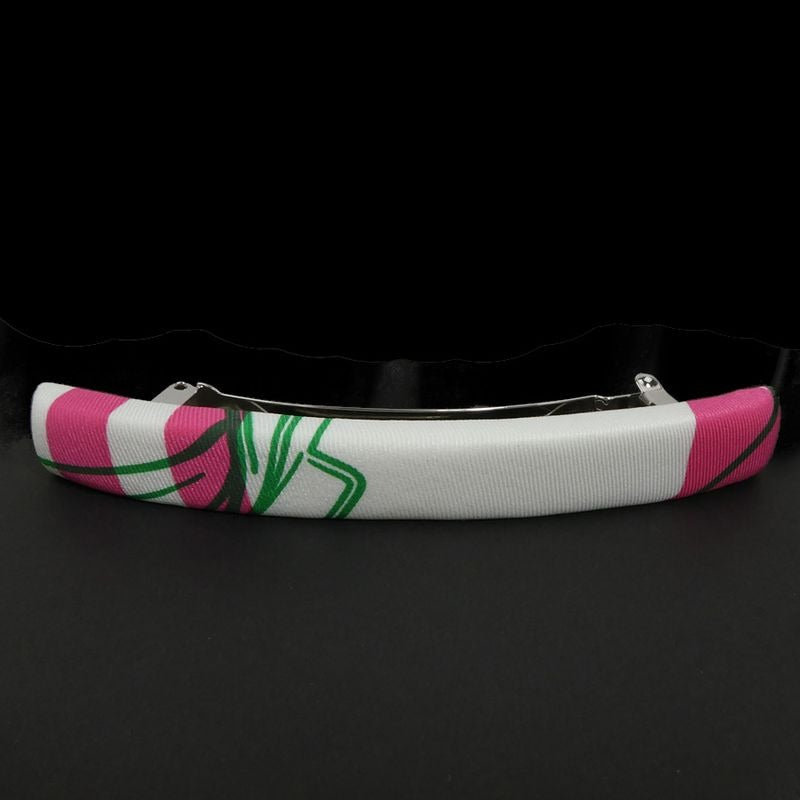 Hermes Cleopatra Pink and Green Barrette