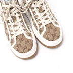 Gucci Tennis 1977 Sneakers Size 7 Shoes GG Pattern High Cut Thick — view 5