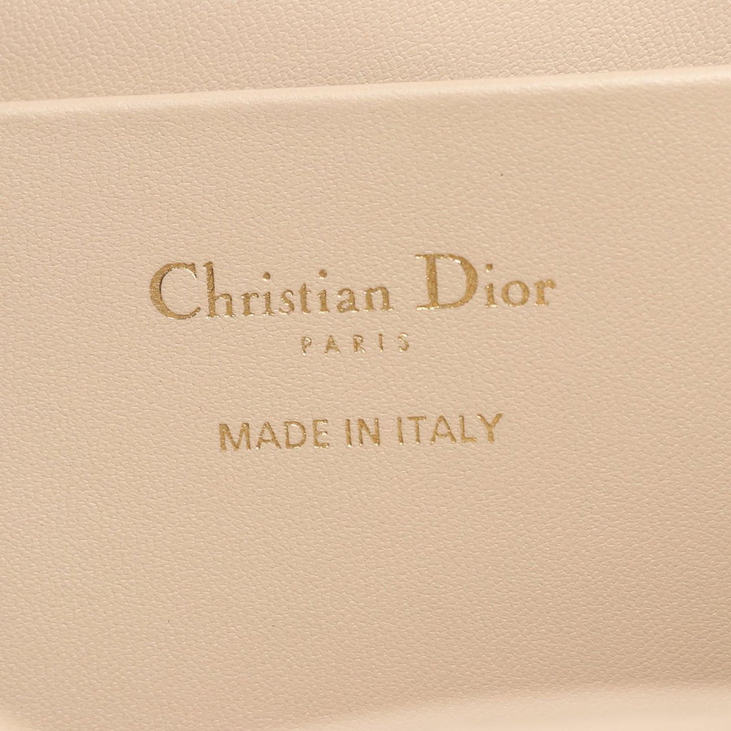 Dior Backpack Caro Small Macro Cannage Beige Leather — view 4