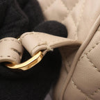 Dior Backpack Caro Small Macro Cannage Beige Leather — view 8
