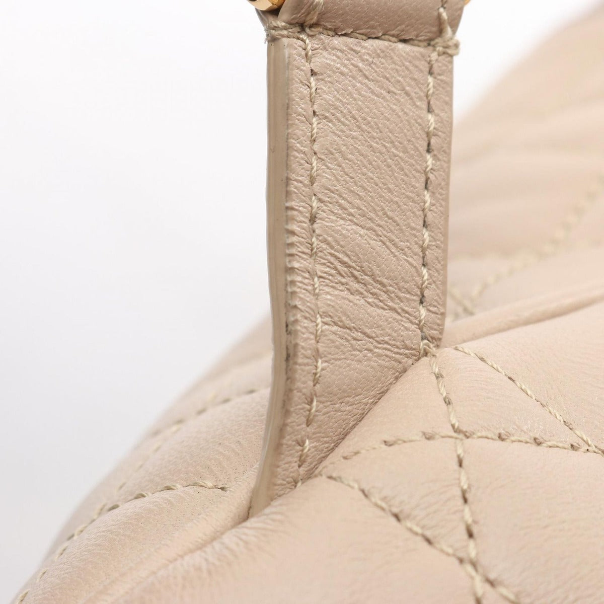 Dior Backpack Caro Small Macro Cannage Beige Leather — view 9