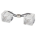 Louis Vuitton Hair Cube Ankle John Rhinestone Accessory Tie Clear