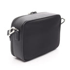 Prada Shoulder Bag Brick Black Nylon Saffiano Leather — view 2