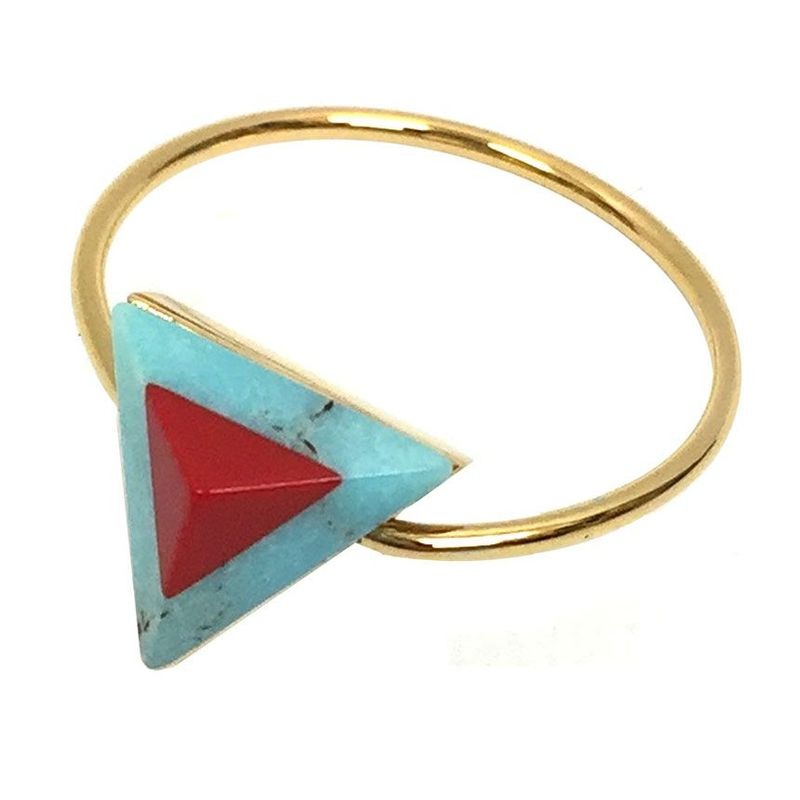 Fendi Ring Accessories Triangle Aq7129 — view 2