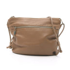 Gucci Shoulder Bag Interlocking Brown Leather