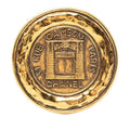 Chanel 31 Rue Cambon Paris Brooch Gold Plated