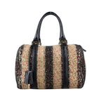 Fendi Forever Bowlet Multicolor Sequin Embroidery Wool Fabric Patent Zge Handbag