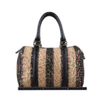 Fendi Forever Bowlet Multicolor Sequin Embroidery Wool Fabric Patent Zge Handbag — view 2