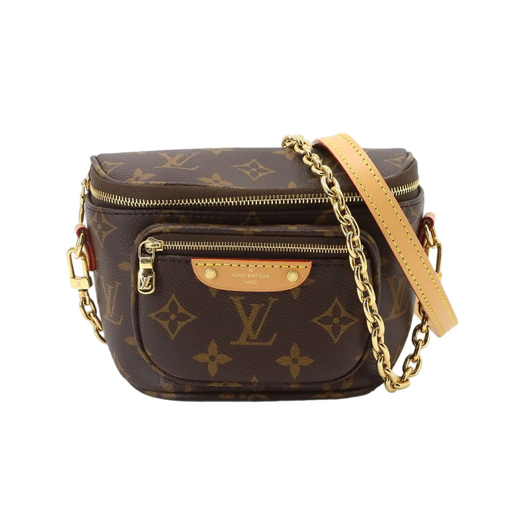 Louis Vuitton Monogram Mini Bumbag 2-Way Bag Brown