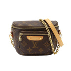 Louis Vuitton Monogram Mini Bumbag 2-Way Bag Brown