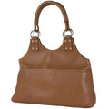 Gucci Logo Handbag Leather Brown