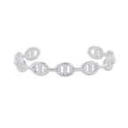 Hermes Bracelet Chaine D'ancre Bangle Silver