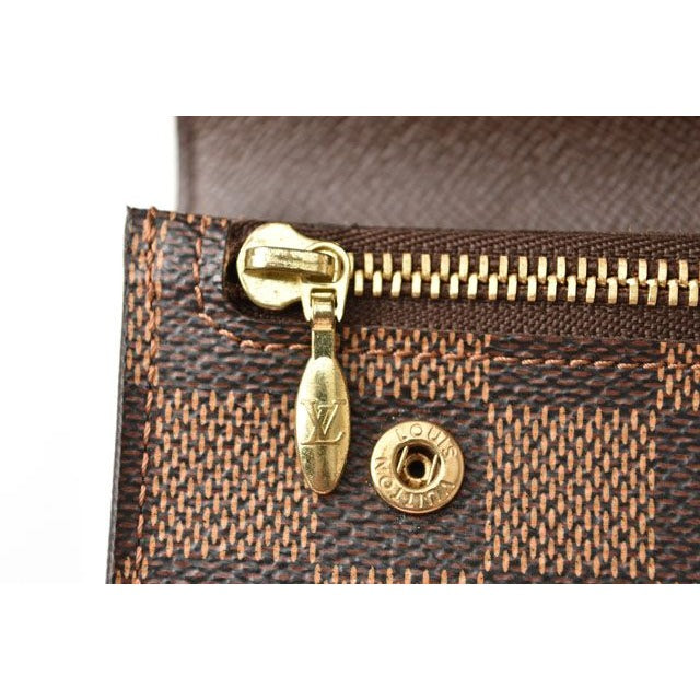 Louis Vuitton Wallet Chain Long Portefeuille Accordeion Damier — view 5