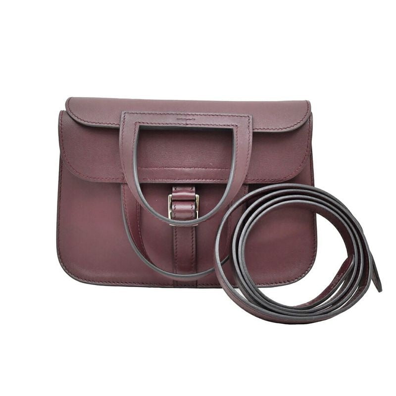 Hermes Arzan Mini Hand Shoulder Bag Bordeaux 2017