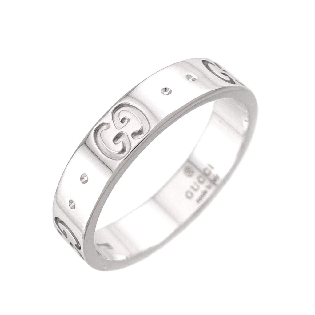 Gucci Icon Ring 18k WG White Gold 750