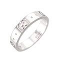 Gucci Icon Ring 18k WG White Gold 750