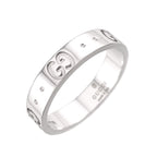 Gucci Icon Ring 18k WG White Gold 750