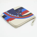 Hermes Carre Pocket Pouch Beton Swift Horse Beige Leather — view 4