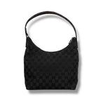 Gucci One Shoulder Bag GG Canvas Black Hobo Soho — view 3