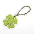 Hermes Clover Charm Green Orange Leather
