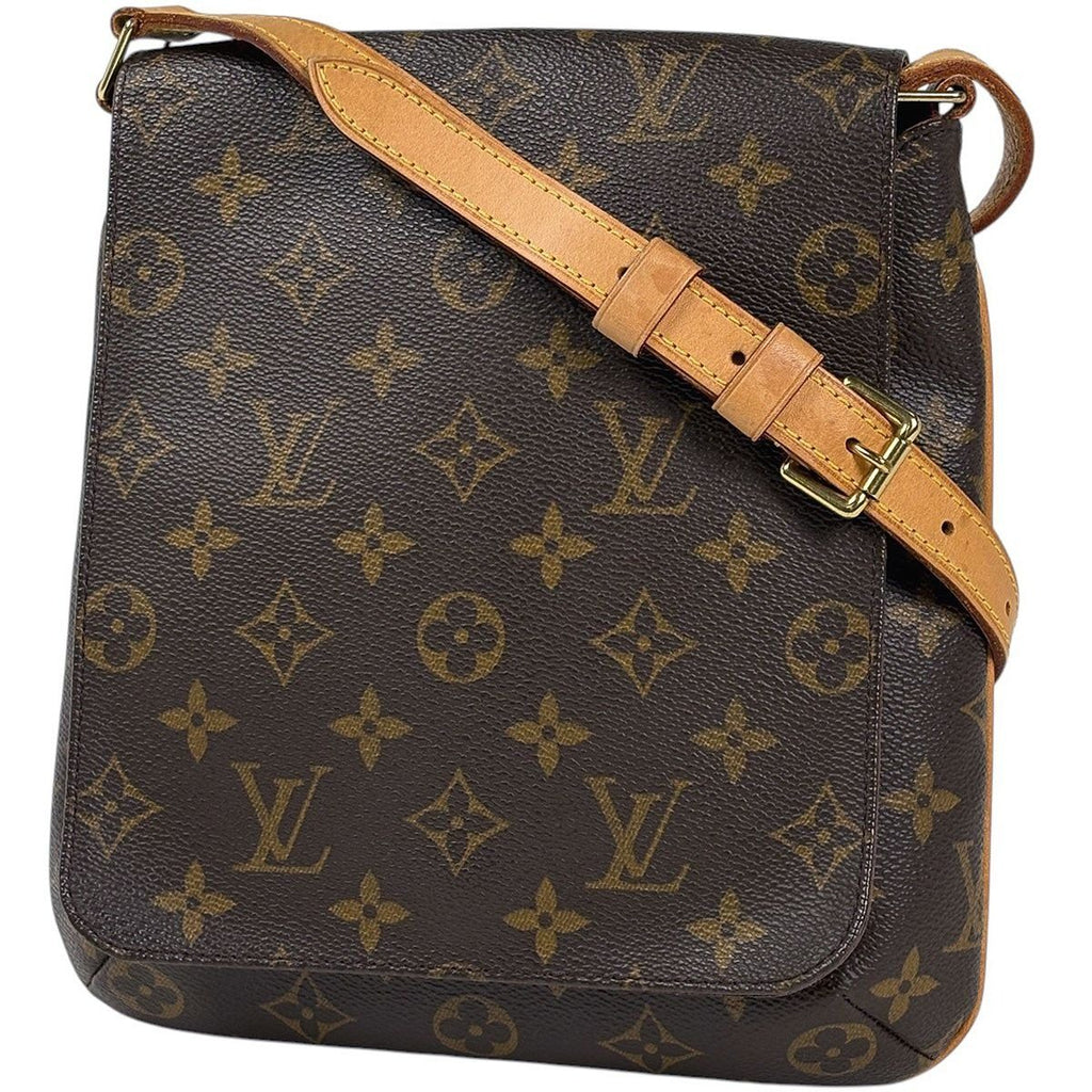 Louis Vuitton Musette Salsa Short Shoulder Bag Monogram Brown