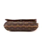 Louis Vuitton Musette Tango Brown Monogram Canvas Shoulder Bag — view 6