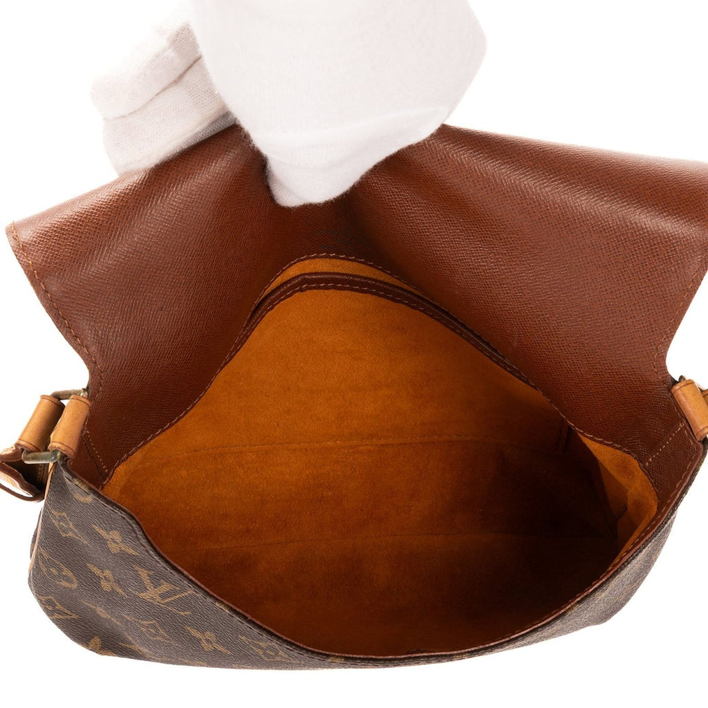 Louis Vuitton Musette Tango Brown Monogram Canvas Shoulder Bag — view 9