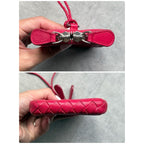 Bottega Veneta Intrecciato Leather Coin Case Card Strap Mini Wallet
