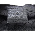 Gucci Clutch Bag Portfolio Black Leather — view 2