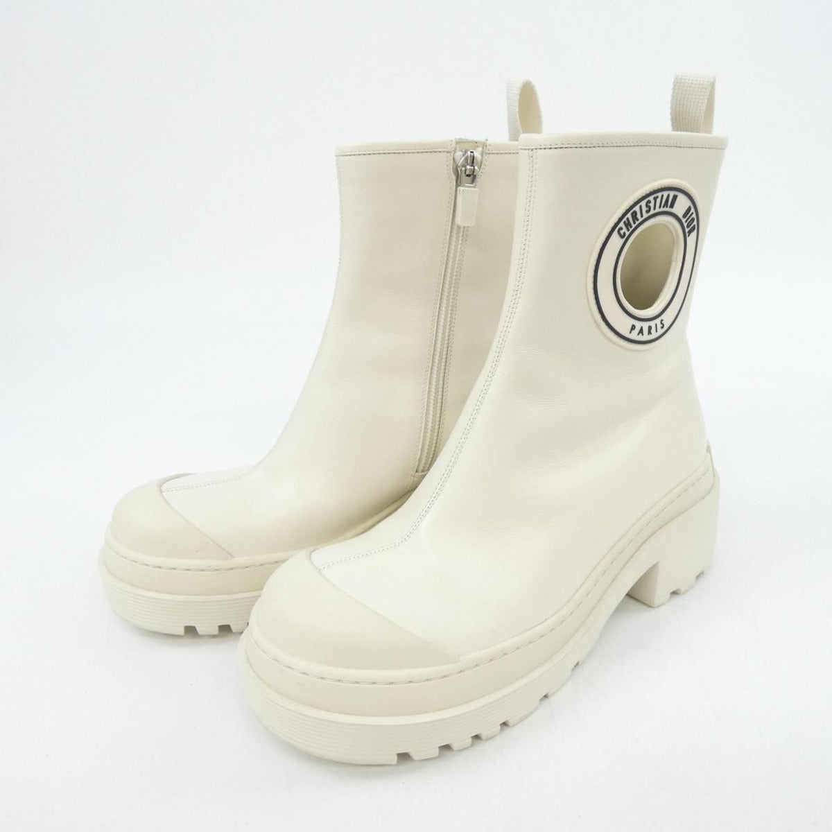 Dior Symbol Boots Calfskin Beige — view 3