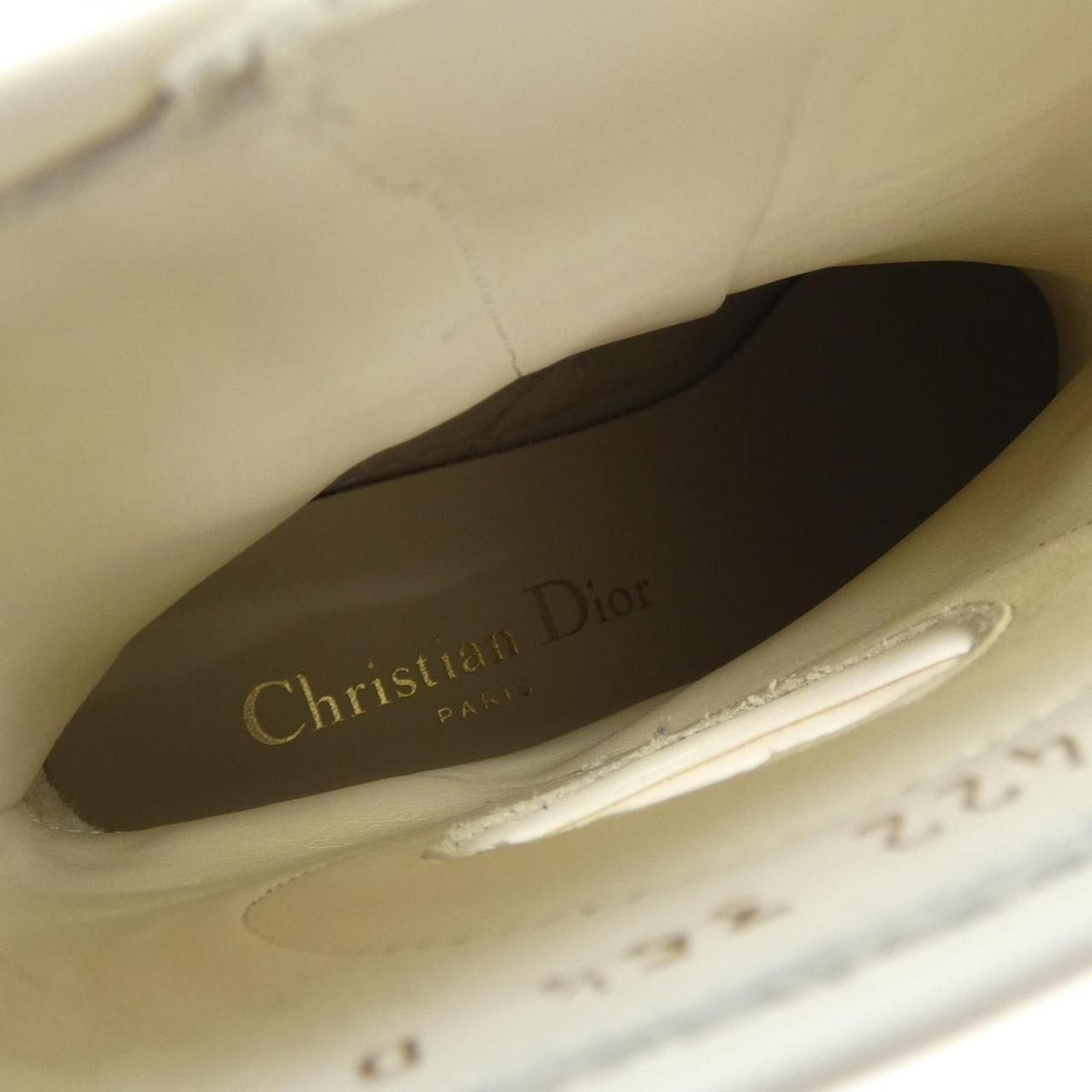 Dior Symbol Boots Calfskin Beige — view 6