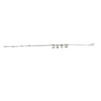 Christian Dior Logo Metal Rhinestone Silver Bracelet 0087 — view 5
