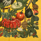 Hermes Carre 90 Citrouilles ET Coloquintes Pumpkins And Colocynths Silk Scarf — view 2